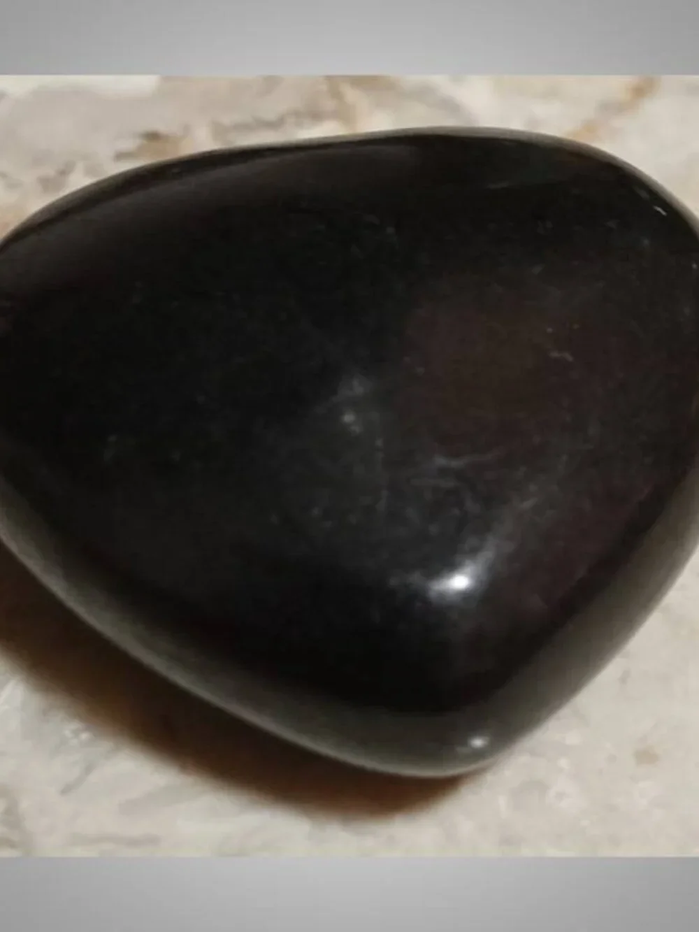 ONE SHUNGITE heart rock stone crystal PURIFICATION insomnia BALANCE